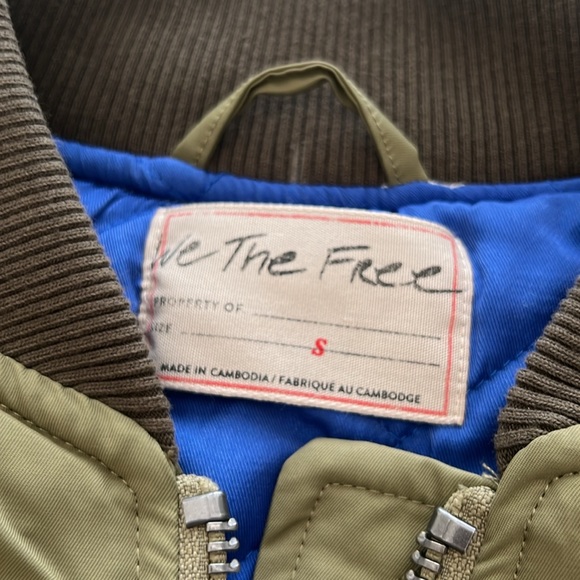 Free People Becca Bomber Jacket - Picture 2 of 5